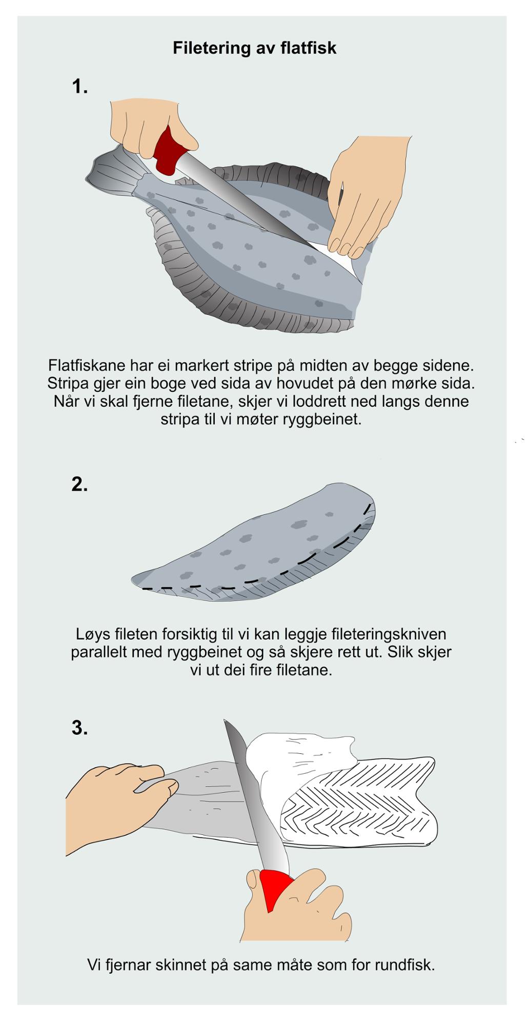 Filetering av flatfisk