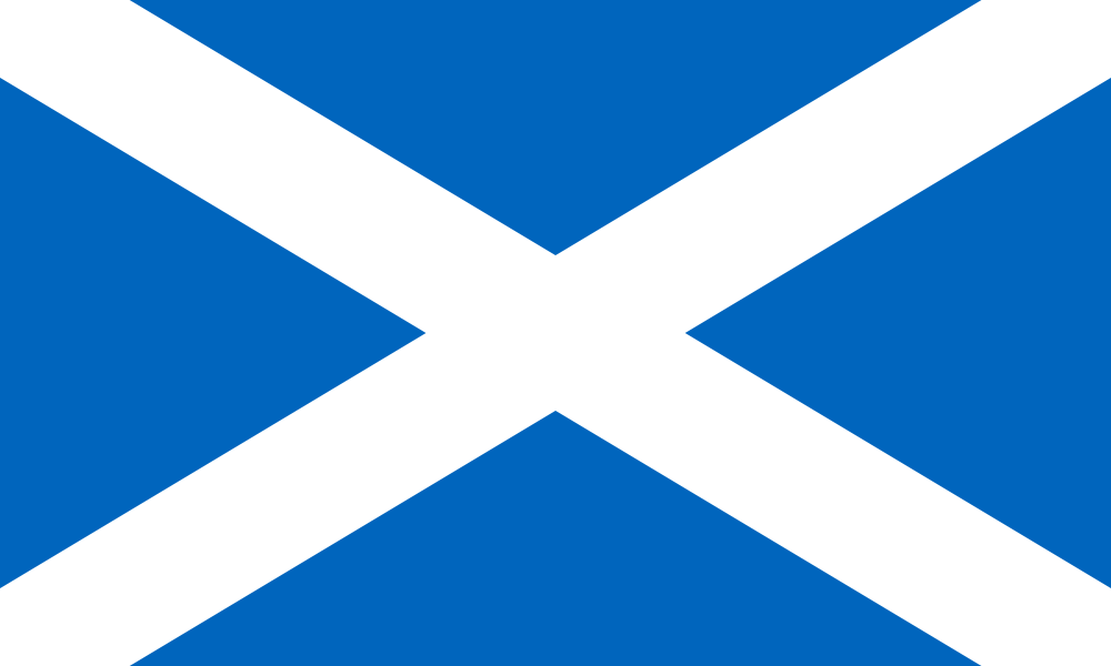 Skottland flagg