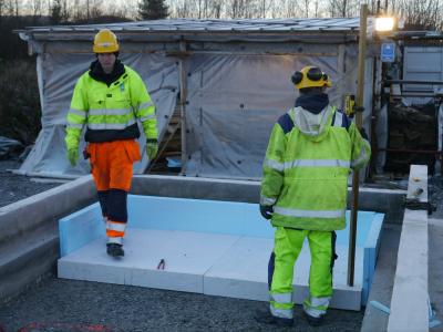 Golv på grunn, isolasjon