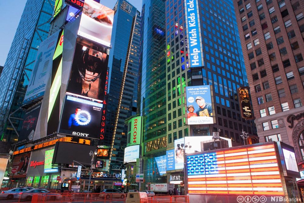 Times Square New York. Foto.