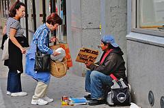 Helping the Homeless. Photo.
