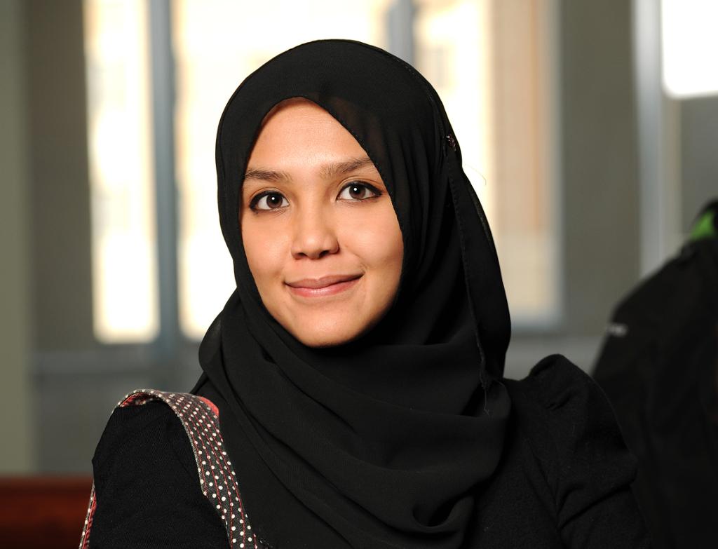 Muslimsk kvinne. Foto.
