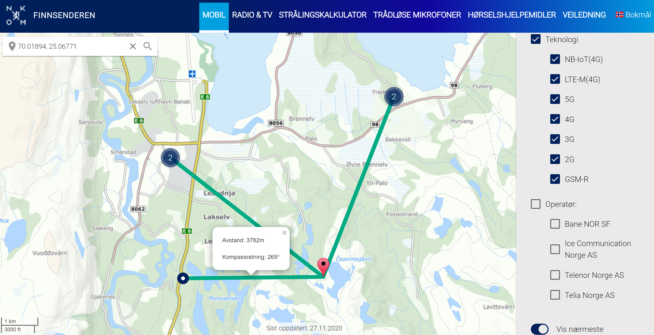 Naturfag Finn Mobilsendere Ndla