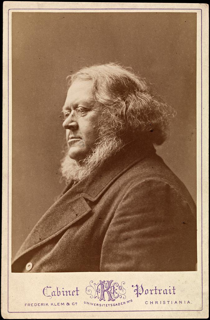 Portrett av Peter Christen Asbjørnsen, ca 1875