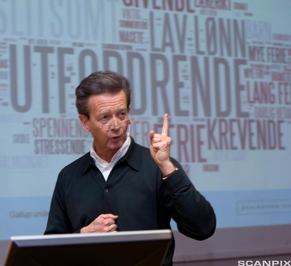 Hans Geelmuyden, en kjent norsk PR-rådgiver. Foto