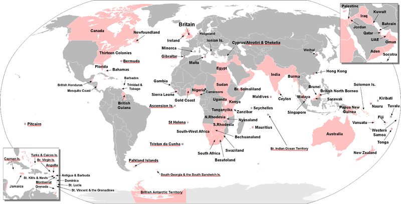 The British Empire. Bilde