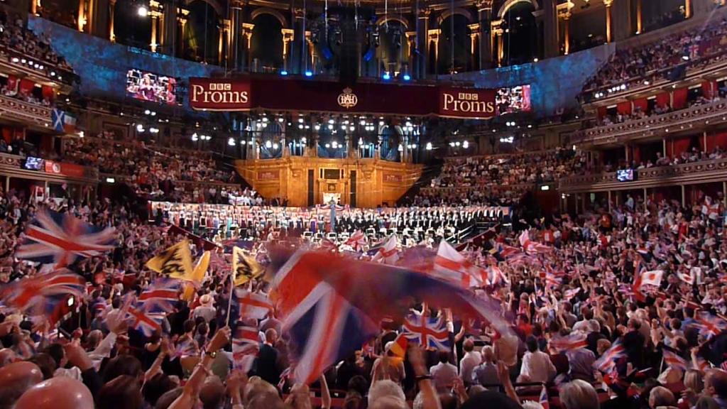 Royal Albert Hall during the Last Night of the Proms. 