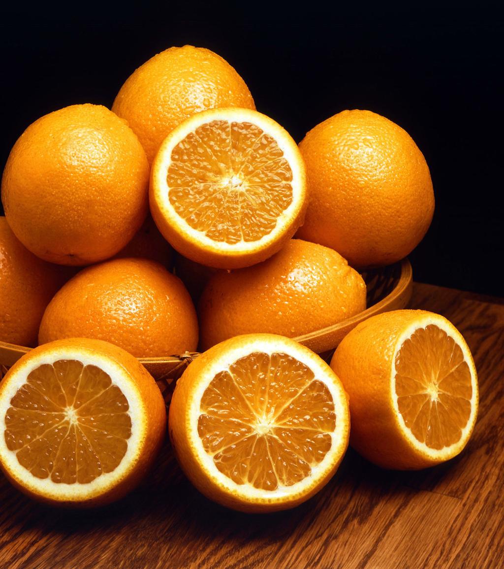 Bildet viser appelsiner