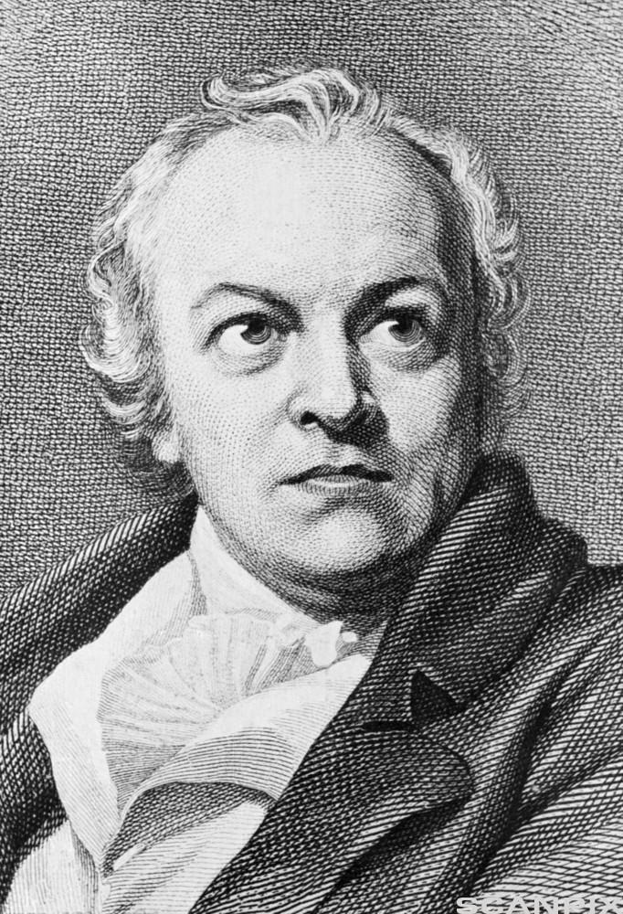 Engraving after Portrait of William Blake by Thomas Phillips
