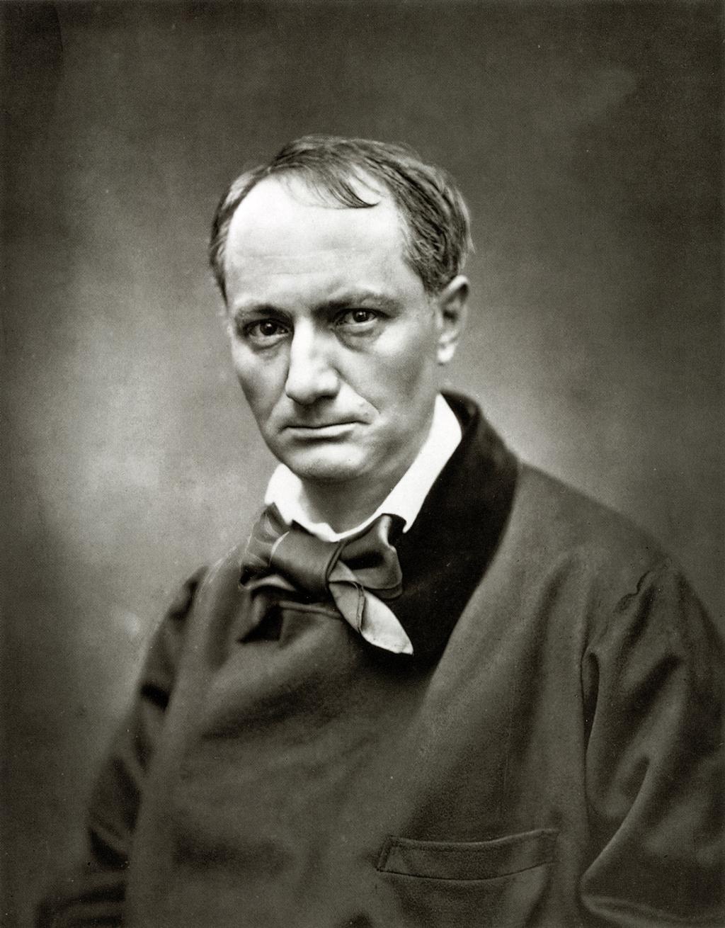 Portrett av Charles Baudelaire. Foto.