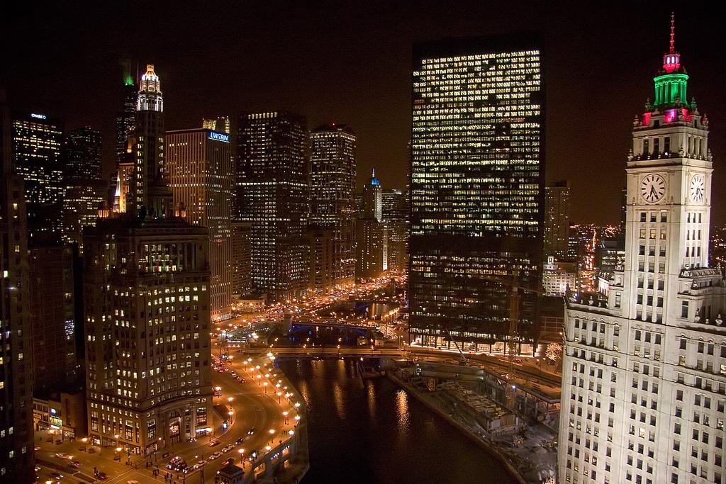 The Chicago River. Photo.