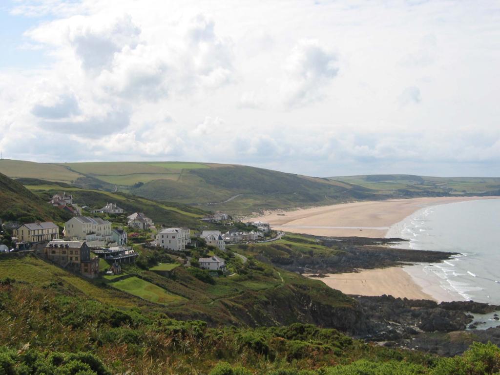 Woolacoombe in Devon. Photo.