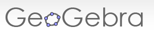 Logoen til programmet GeoGebra. Skjermutklipp.