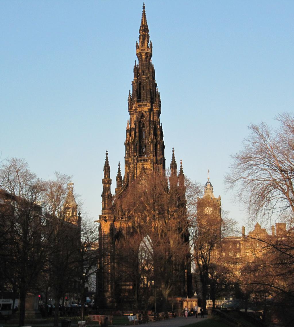 Image result for sir walter scott monument