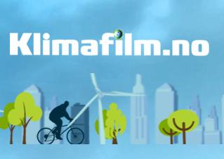 Logo fra Klimafilm. Illustrasjon.