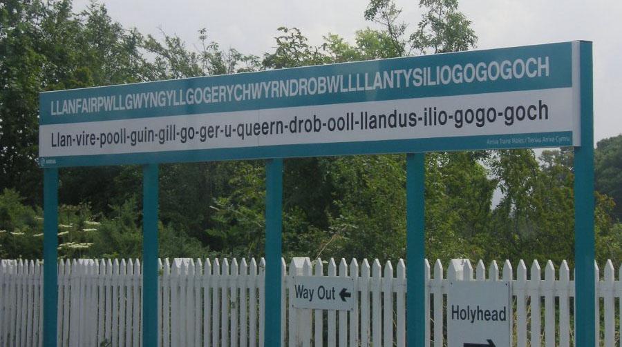 Llanfairpwllgwyngyll. . .