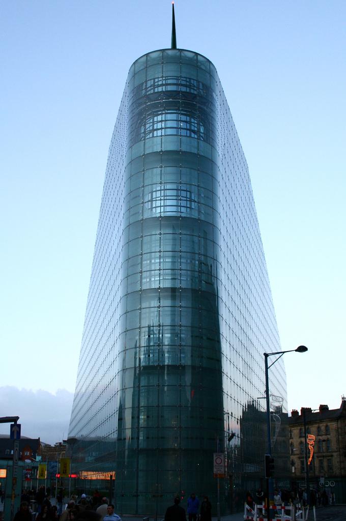 The urbis exhibition centre in Manchester. Photo.