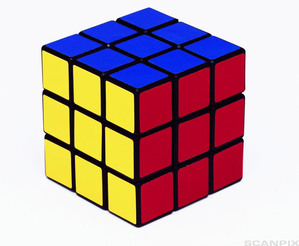 Rubiks kube. Foto.
