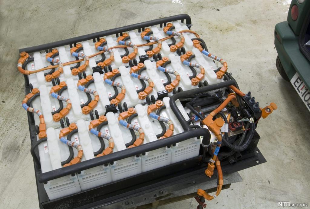  Batteripakke for norskprodusert elektrisk bil: Think. Foto.