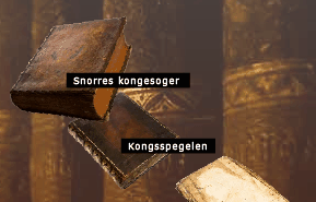 Språk- og litteraturhistorisk tidslinje. Skjermbilde.