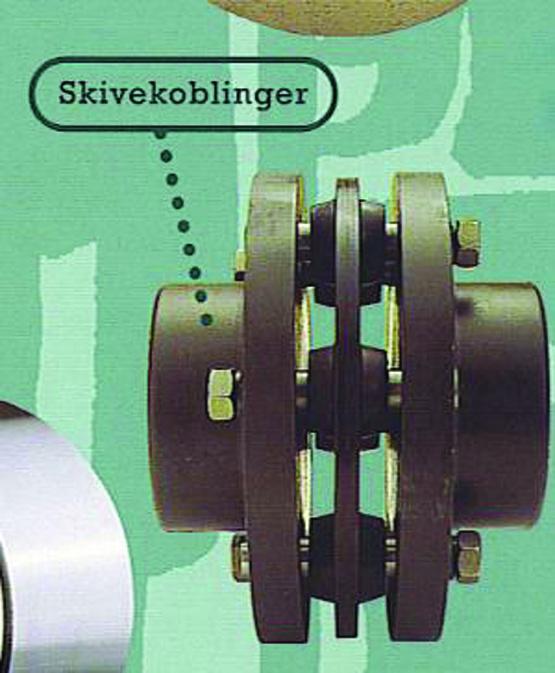 Skivekobling. Foto.