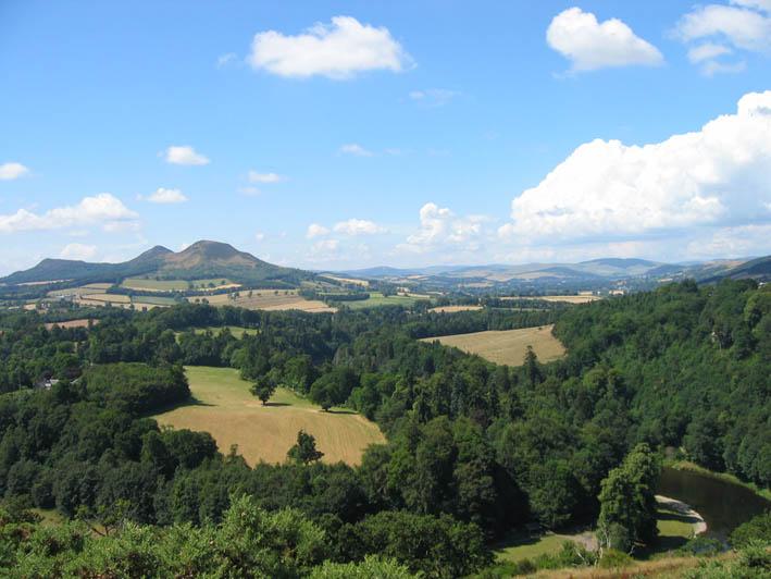 View of the Southern Uplands Scotts. Photo.