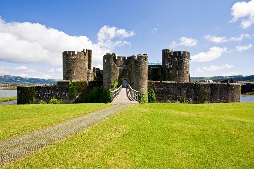 Castle in Wales. Photo.