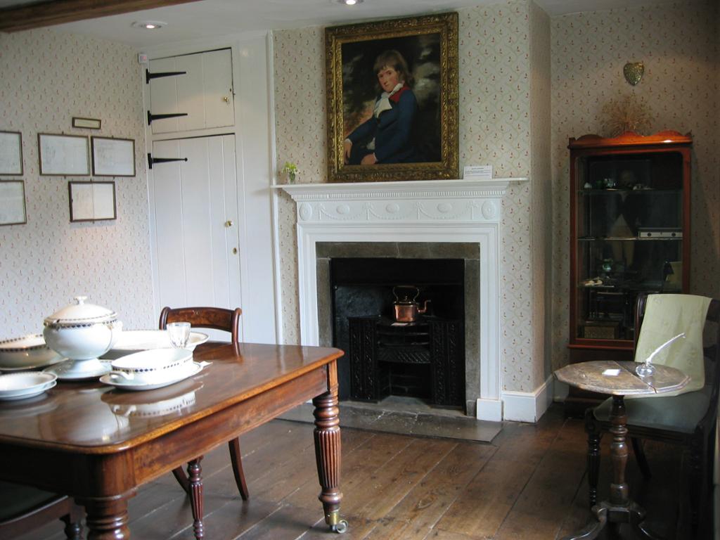 Jane Austen's house, Chawton. This is where she did her writing.