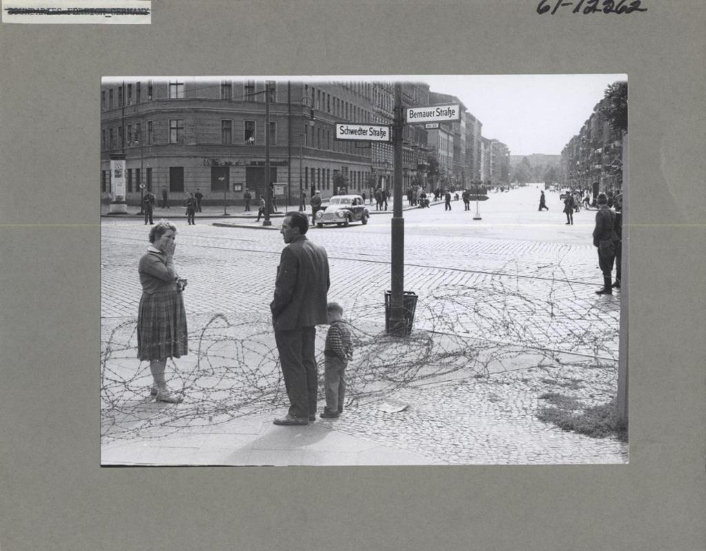 Østtyske flyktninger i Vest-Berlin. Bilde.