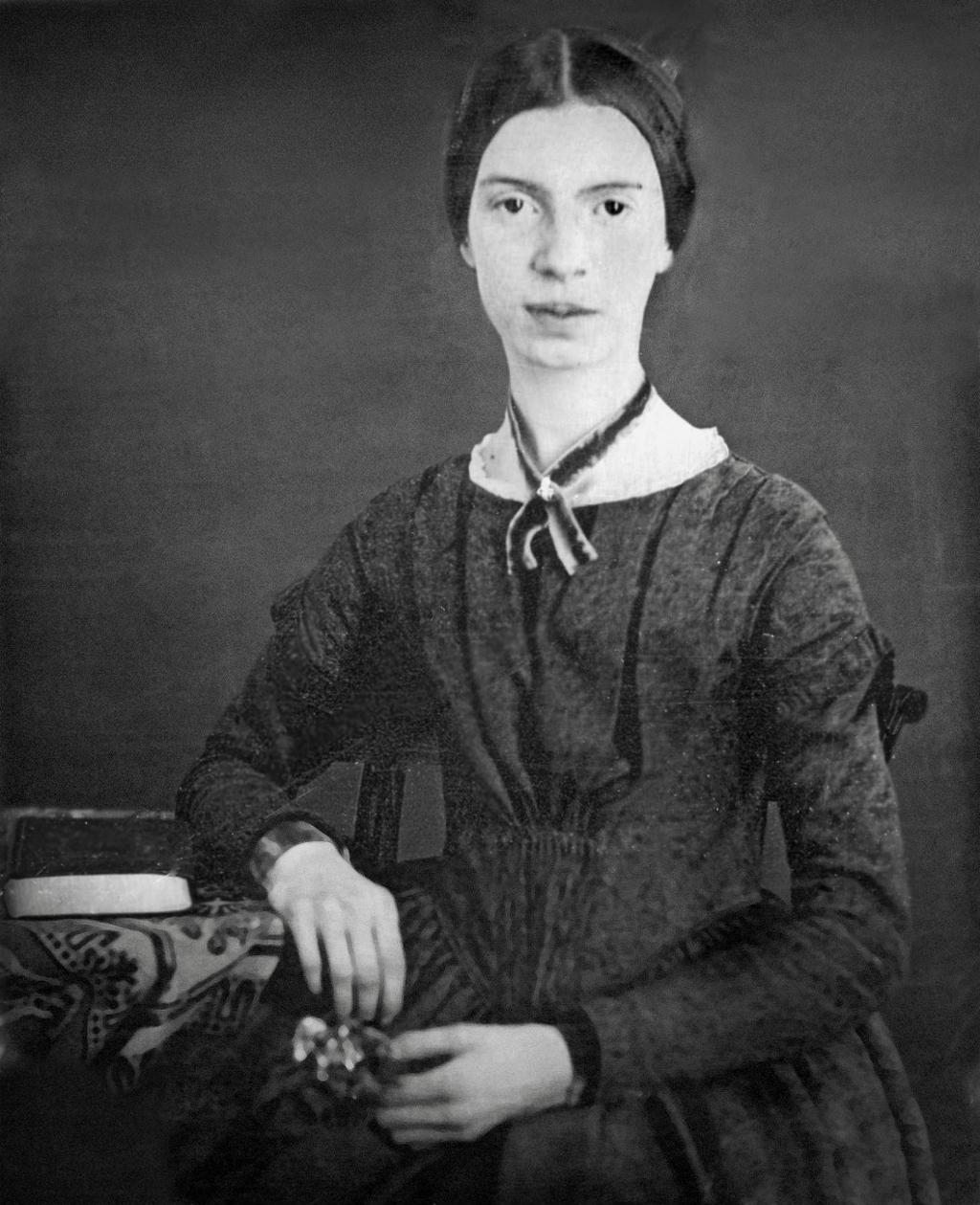 Portrettbilde av Emily Dickinson. Foto.