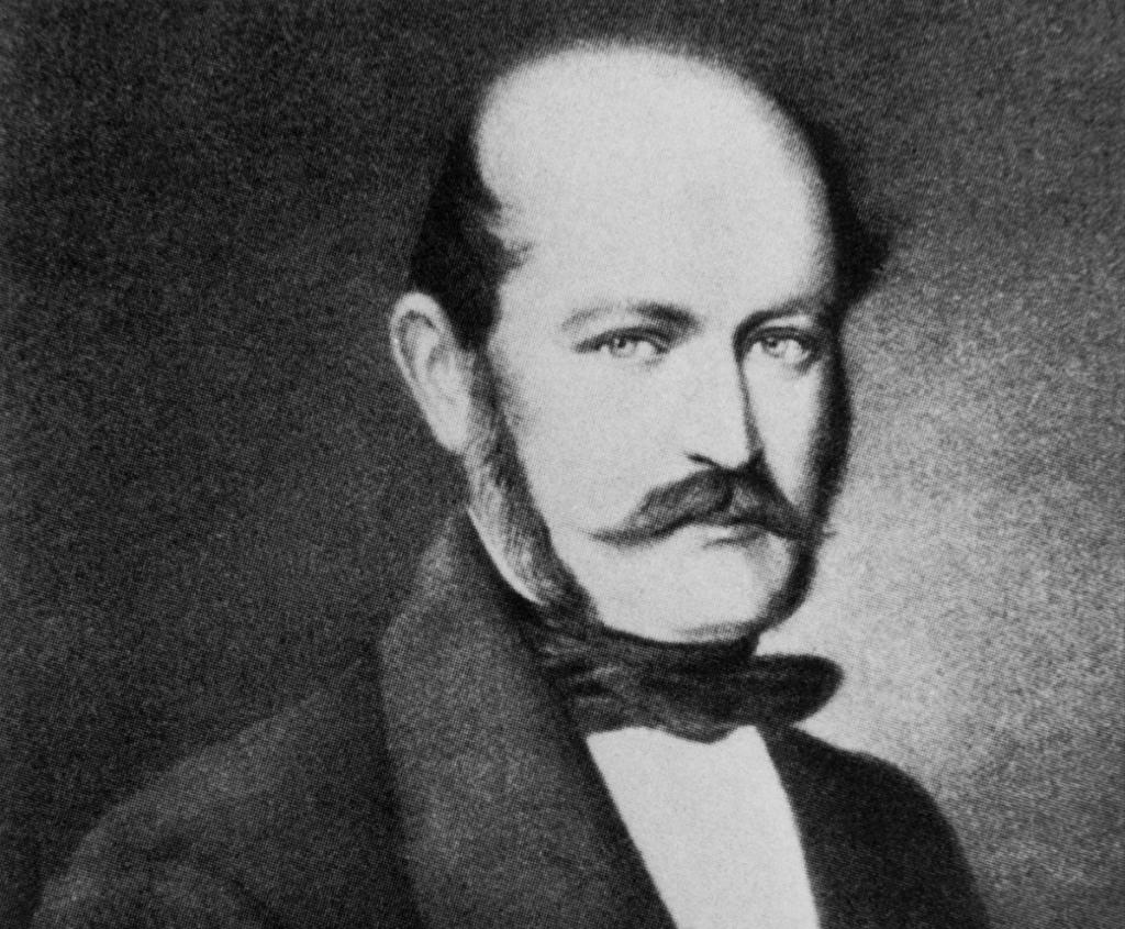 Portrett av Ignaz Semmelweis. Foto.
