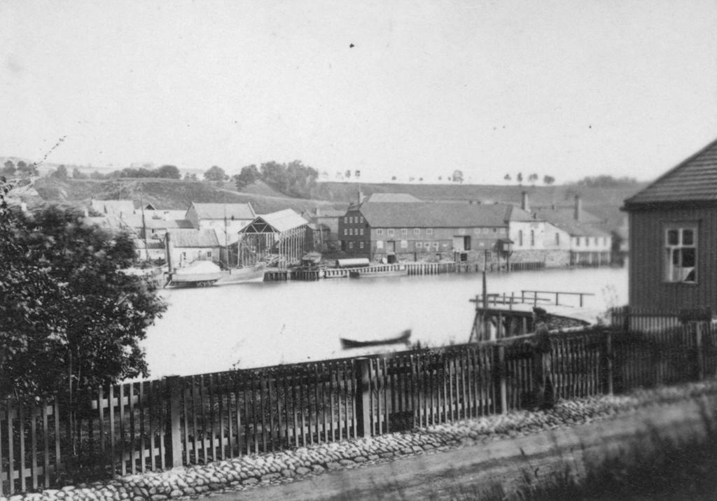 Nidelvens fabrikk, 1870. Foto.