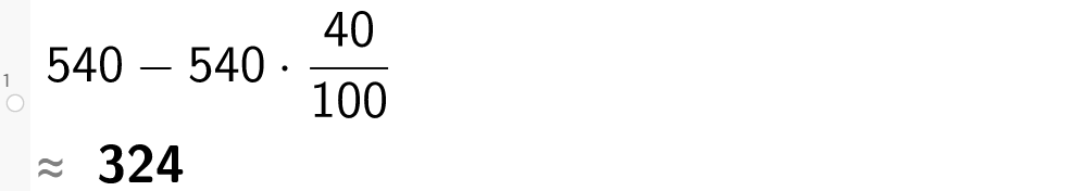 Utrekning i GeoGebra. Skjermdump.
