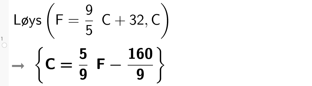 Formelrekning i GeoGebra. Bilete.