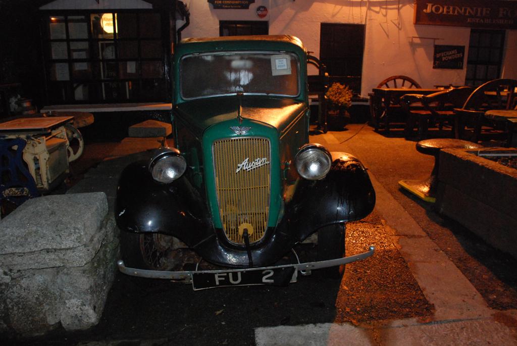 Green Car with Attitude: Given the Irish sense of humour there might be a subtle greeting to the old Brits here as well.