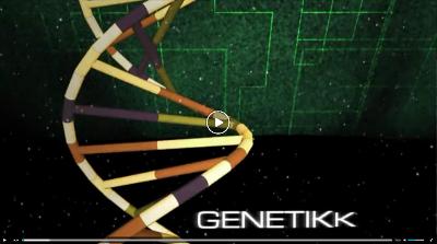 Bilde av oppstart video med DNA-streng. Illustrasjon.