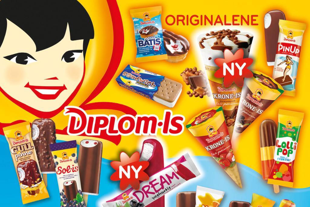 Bilde av iskartet til Diplom-Is.