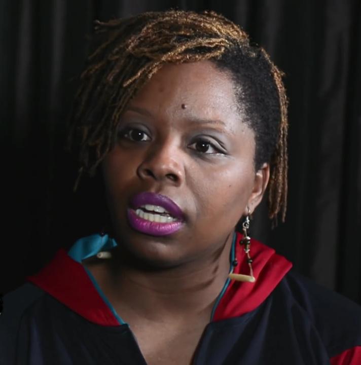 Patrisse Khan-Cullors, the founder of #BlackLivesMatter. Photo 