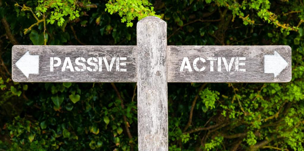 Passive versus Active directional signs