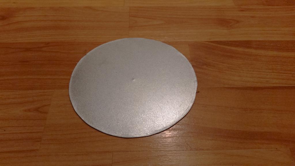 125 mm utklippet plate fra 200 x 200 plate
