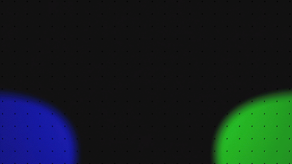 Rødt, grønt og blått lys legges oppå hverandre og gir hvitt lys. Animasjon.