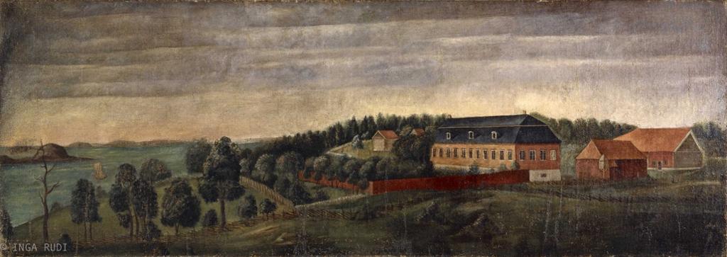 Ljan hovedgård. Maleri.