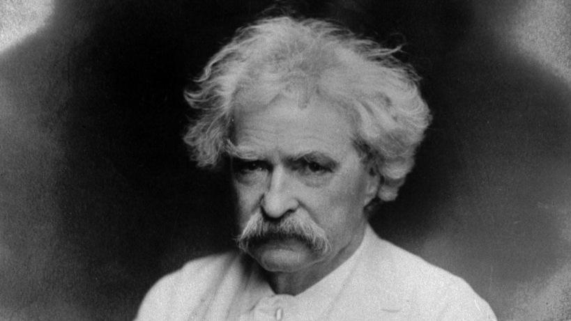 Mark Twain. Foto.