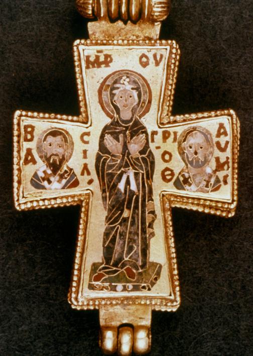 Bysantinsk gullsmykke. Foto.