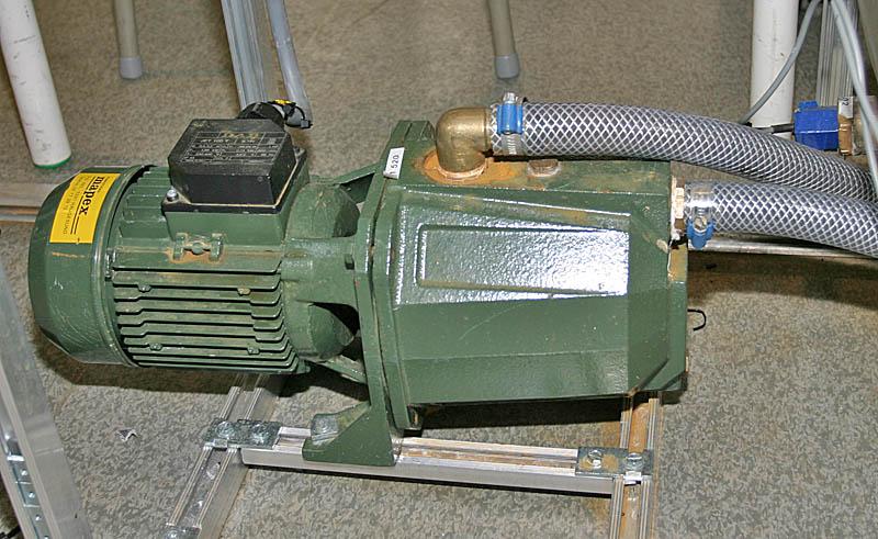 Pumpemotor. Foto.