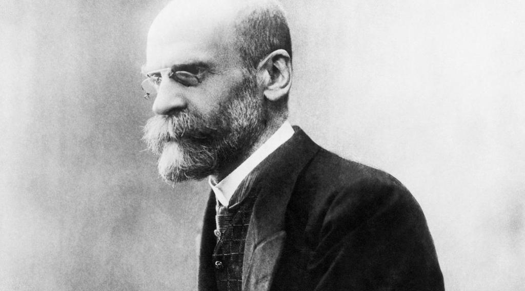 Portrett av Émile Durkheim. Foto.