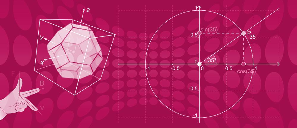 Bannerbilde for emnet geometri i faget R2. Foto.