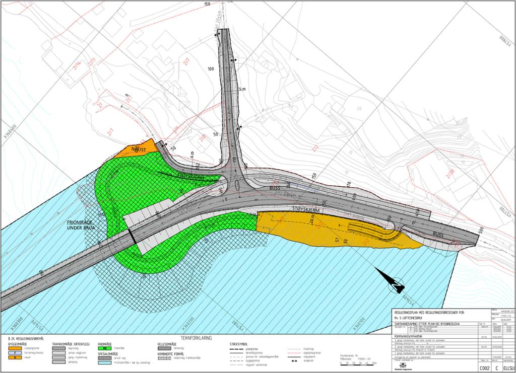 Reguleringsplan for Loftesnesbrui. Figur.