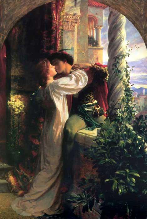 Romeo and Juliet. Illustration.