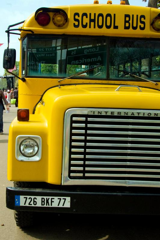 Yellow School Bus. Photo.